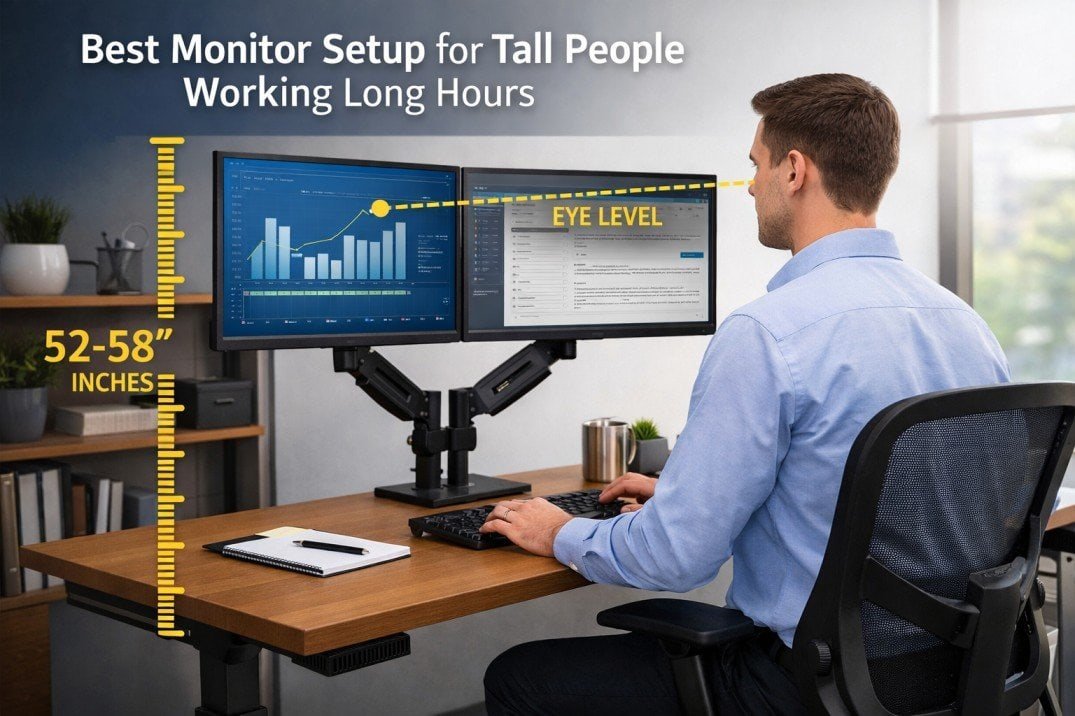 Best Monitor Setup for Tall People
