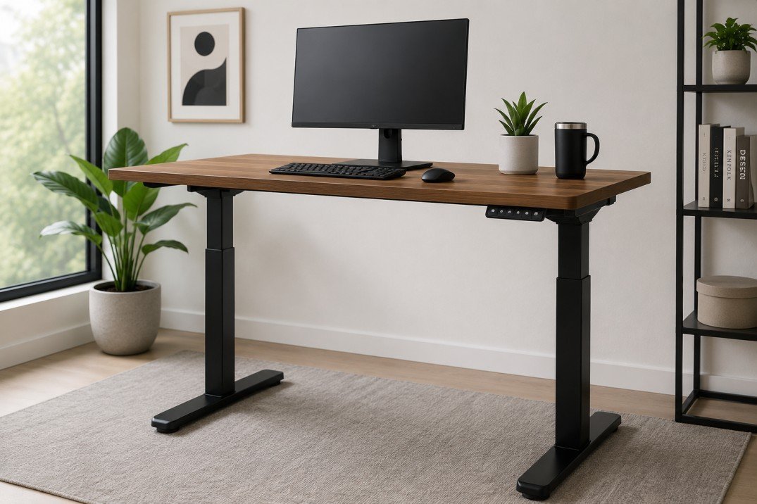 Standing desk for tall people ergonomic workspace